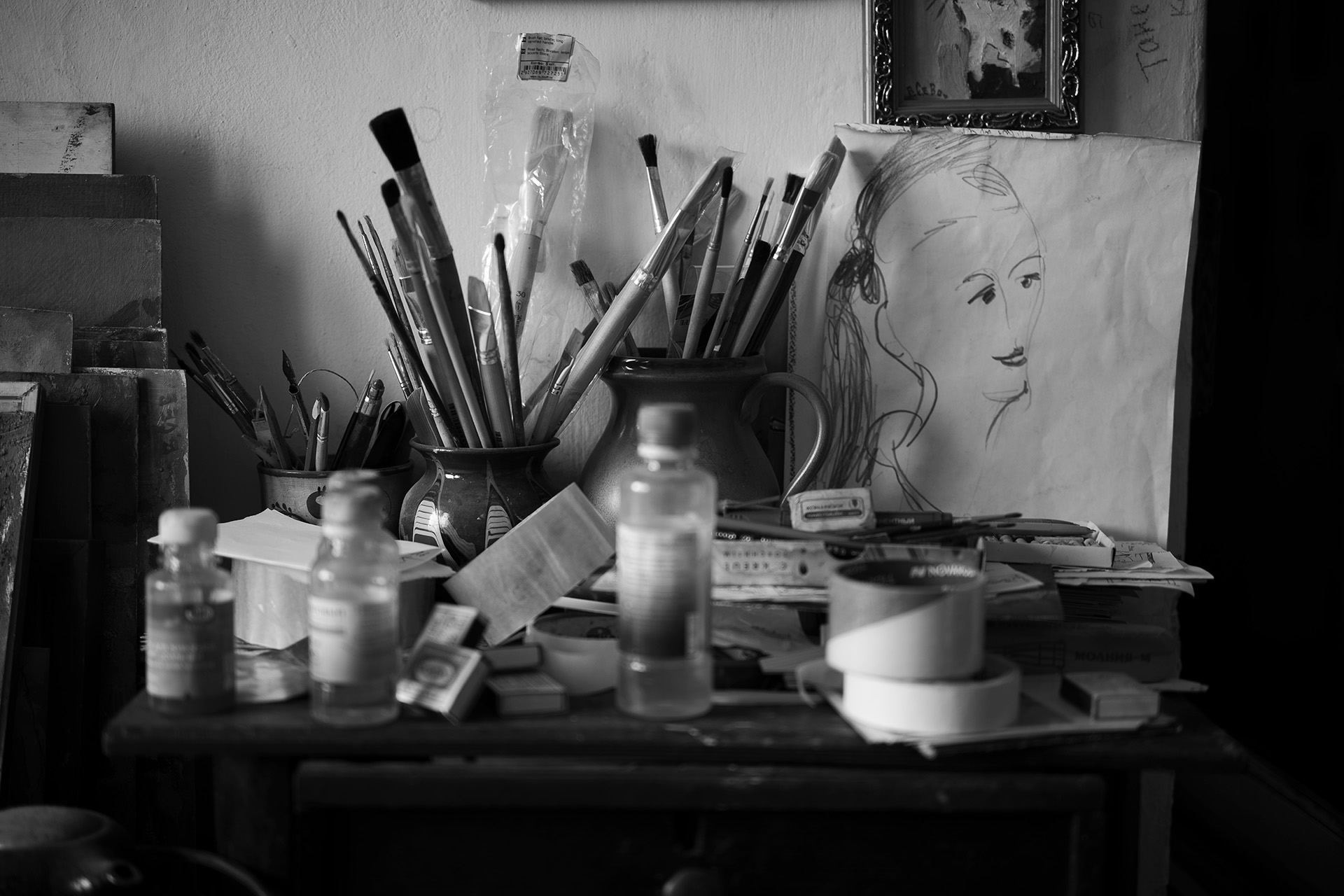 В мастерской