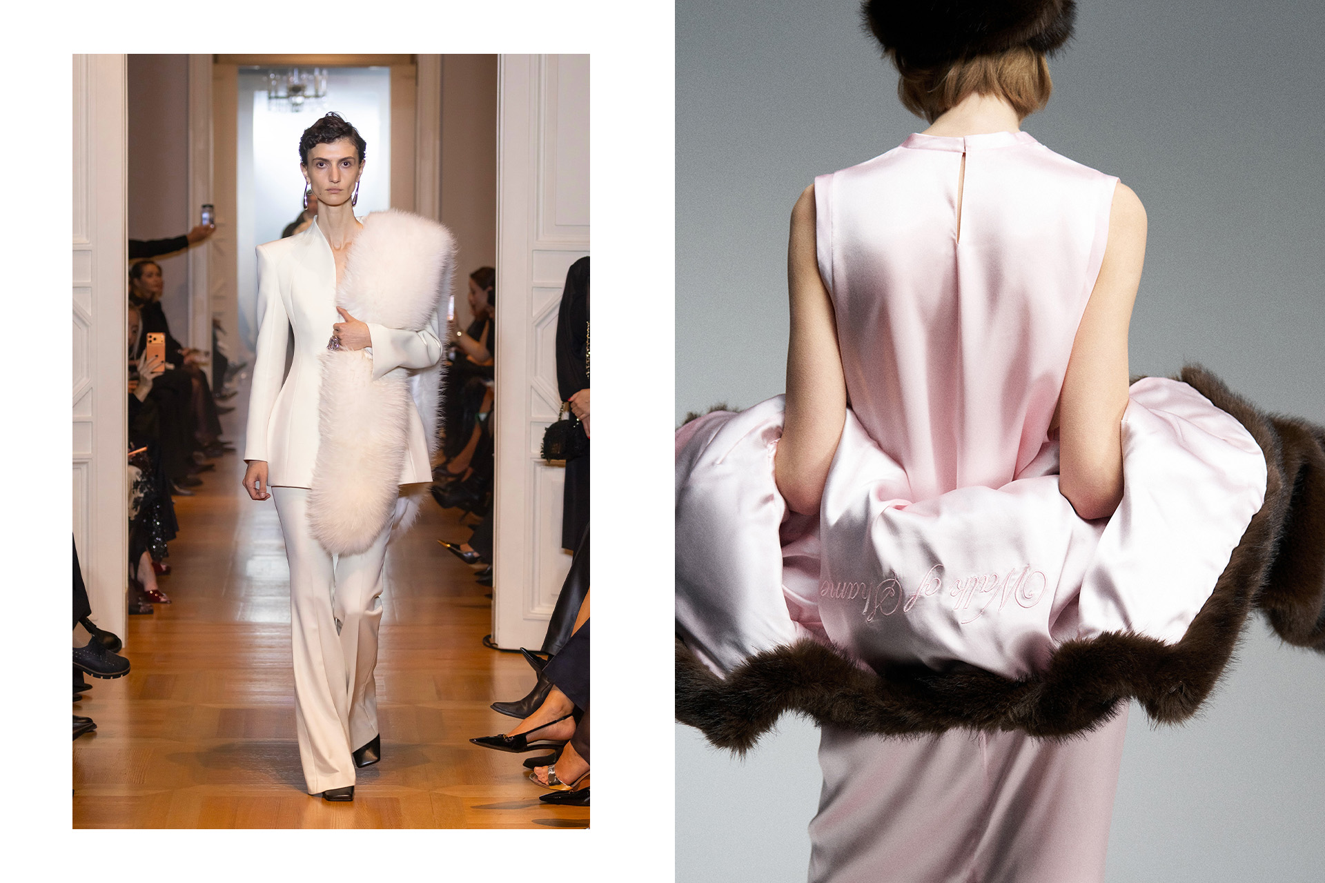 Жакет на крючках и расклешённые брюки / Silk Jordan