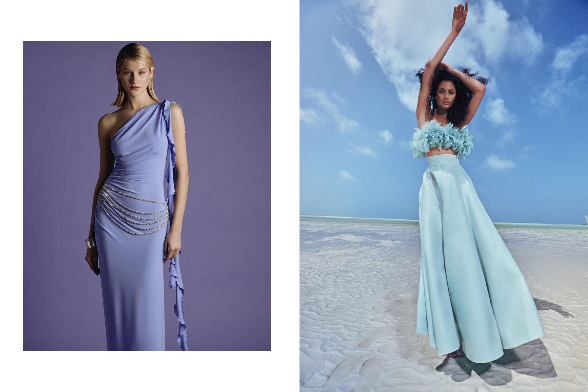 Платье васильковое / Pavot D'islande skirt maxi