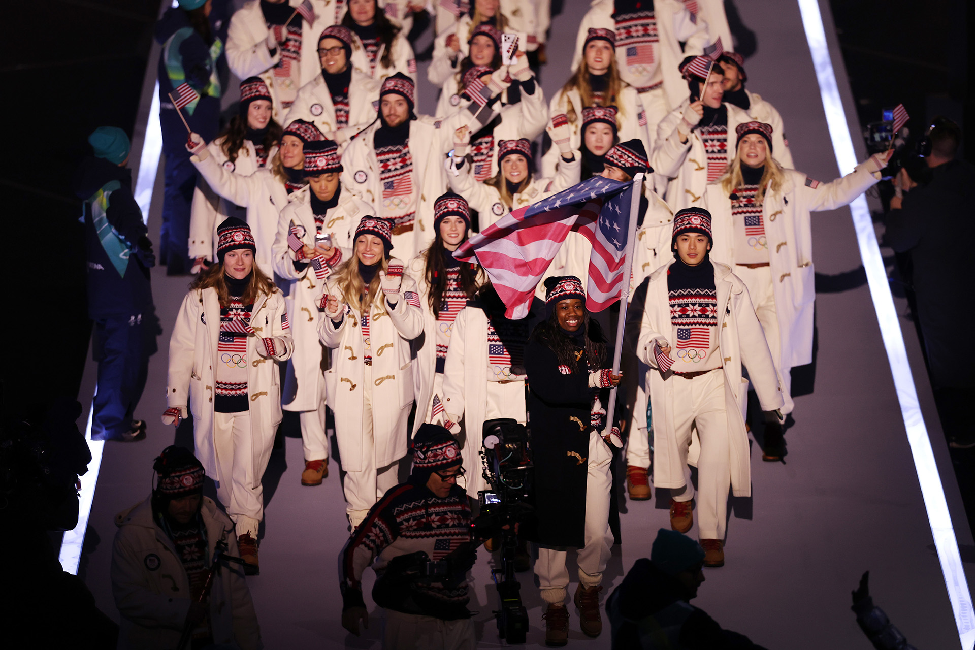 Сборная США на открытии зимних Олимпийских игр 2026
